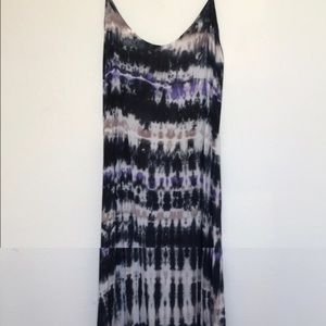 Blue Life Tie Dye Maxi Dress